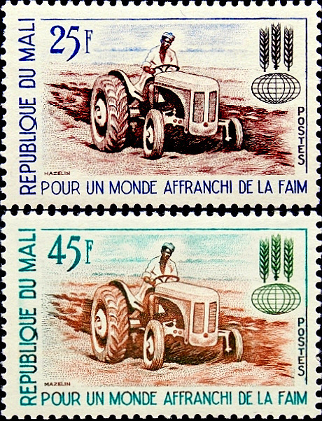 Мали 1963 год . Кампания ФАО 